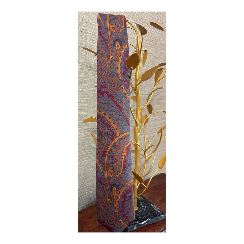 NWT Robert Jensen 100% Silk Hand Sewn Tie